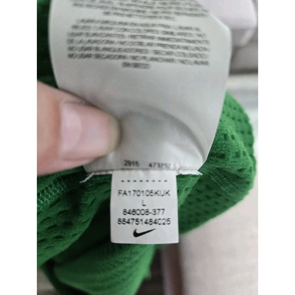 Nike‎ Pullover Bright Green Large The Herds